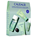 Caudalie Vinopure Zestaw Starter Kit: Oczyszczający żel do mycia twarzy 30 ml +  Tonik oczyszczający 50 ml + Punktowy preparat na niedoskonałości10 ml + Nawilżający fluid matujący 15 ml