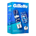 Gillette Zestaw (pianka Gillette 250 ml + woda a/s Arctic Ice 100 ml)