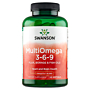 Swanson Multiomega 3-6-9 Preparat z kwasami omega 3-6-9 Kapsułki