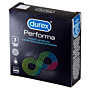 Durex Performa Prezerwatywy pokryte lubrykantem, 3 szt.