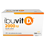 Ibuvit D3 2000 j.m., Witamina D, 150 kapsułek