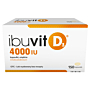 Ibuvit D3 4000 j.m., Witamina D, 150 kapsułek