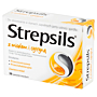 Strepsils z miodem i cytryną 1,2 mg + 0,6 mg, 36 past.