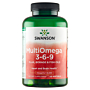 Swanson Multiomega 3-6-9 Preparat z kwasami omega 3-6-9 Kapsułki