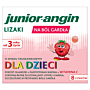 Junior-angin, Lizaki na ból gardła dla dzieci od 3. roku życia, Smak truskawkowy