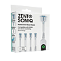 ZENT Końcówki do szczoteczki sonicznej SoniQ z włosiem DuPont 4 sztuki