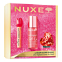 Nuxe Glow Huile Prodigieuse Or Florale: Huile Prodigieuse® Or Florale Roll-On Suchy olejek 60 ml + Very Rose Nawilżające serum do ust 8 ml + Spinka do włosów 