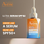 Avène Sun Bardzo wysoka ochrona Ultra Serum długotrwale nawilżające SPF50+ 