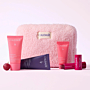 Caudalie Winter Pouch Zestaw: VinoHydra nawilżający żel myjący 30 ml + VinoHydra Krem intensywne nawilżenie 15 ml + Balsam do ust 4,5 g + Szampon 30  ml