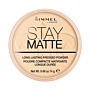 Rimmel Stay Matte Puder do twarzy, 001 Transparent
