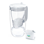 Brita MaxtraPro Pure Performance Glass Szklany dzbanek z wkładem filtrującym, szary 