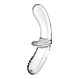 Satisfyer Masażer Double Crystal Transparent 