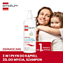 Emolium Dermocare 3w1: płyn do kąpieli, żel do mycia, szampon 