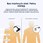 ZENT ErgoSense Masażer do pleców i ciała z ergonomicznym uchwytem, masażer perkusyjny