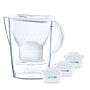 Brita Marella Dzbanek z filtrem 3 Mx + Pure, Biały