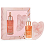 Crystallove serum do twarzy z Kwarcem Różowym + Płytka do Masażu Gua Sha