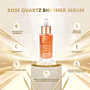 Crystallove serum do twarzy z Kwarcem Różowym + Płytka do Masażu Gua Sha