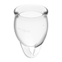 Satisfyer Feel Confident Menstrual Cup Transparent