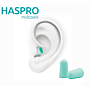 Haspro Multi Stopery do uszu piankowe, Kolor miętowy