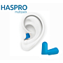 Haspro Multi Stopery do uszu piankowe, Kolor niebieski