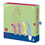Satisfyer Marvelous Four masażer intymny z wymiennymi nasadkami