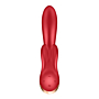 Satisfyer Masażer Double Flex Connect App Red