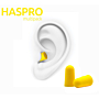 Haspro Multi Stopery do uszu piankowe, Kolor żółty
