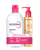 Bioderma Zestaw Sensibio (H20 500ml + Micellar Cleansing Oil 150ml)