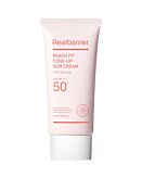 Real Barrier Peach Fit Tone-Up, Nawilżający krem przeciwsłoneczny z efektem rozświetlającym SPF 50+ PA++++