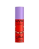 Nyx The Simpsons Saucy Sisters Fat Cheeks Blush Fard Liquido per Guance, Snarky Scarlet
