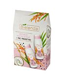 Bielenda  Zestaw Beauty Milky (Mleczko ryżowe do kąpieli 400ml + Mleczko do ciała 400ml)