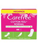 Carefree Cotton Aloe wkładki higieniczne 76 szt.