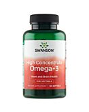 Swanson High Concentrate Omega-3 Kwasy omega-3 z oleju z ryb Kapsułki