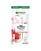 Garnier Skin Naturals Fiala in Maschera in Tessuto Rassodante con Acido Ialuronico ed Estratto di Anguria 15 g