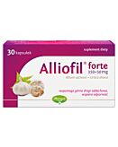 Alliofil Forte Kapsułki 0,35 g+0,05 g, suplement diety zawierający czosnek oraz pokrzywę, Kapsułki