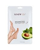 SunewMed+ Nawilżająca maska do stóp z olejem awokado