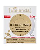 Bielenda Chrono Age 24H Rewitalizujący krem przeciwzmarszczkowy 60+ na noc 