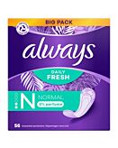 Always Dailies Salvaslip Normal 56 pz