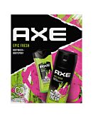Axe Set Epic Fresh (Body Spray 1 + Gel Doccia)
