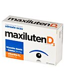 Maxiluten D3, Suplement diety zawierający składniki wspomagające wzrok, Tabletki