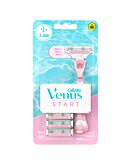 Gillette Venus Start Rasoir con 3 Lame di Ricambio