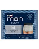 Seni Man Pants, Majtki chłonne dla mężczyzn, Kolor szary, 80-110cm, Medium