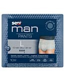Seni Man Pants, Majtki chłonne dla mężczyzn, Kolor szary, 100-135cm, Large