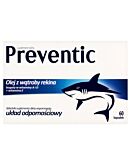Preventic Extra 500 mg, Olej z wątroby rekina, Kapsułki