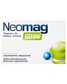 Neomag Stres, Suplement diety z magnezem, witaminą B6, melisą i chmielem, Tabletki