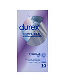 DUREX Invisible Preservativi Extra Lubrificati 10 pz