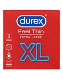 Durex Feel Thin XL Preservativi 3 pz