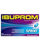 Ibuprom Sprint Caps 200mg Kapsułki przeciwbólowe, 10 kaps.