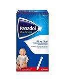 Panadol dla dzieci 120 mg/5ml, Lek przeciwbólowy i przeciwgorączkowy, Zawiesina doustna, Smak truskawkowy