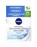 Nivea 24H Nawilżenia Odświeżający krem na dzień cera normalna i mieszana